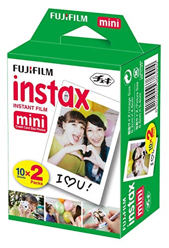 Fujifilm Instax Mini Film als Bundle für 60 Aufnahmen in Farbe mit Fotoalbum | Kompatibel Instax Mini Kamera 7, 7s, 8, 9, 11, 12, 25, 40, 50s, 70, Liplay und Neo 90